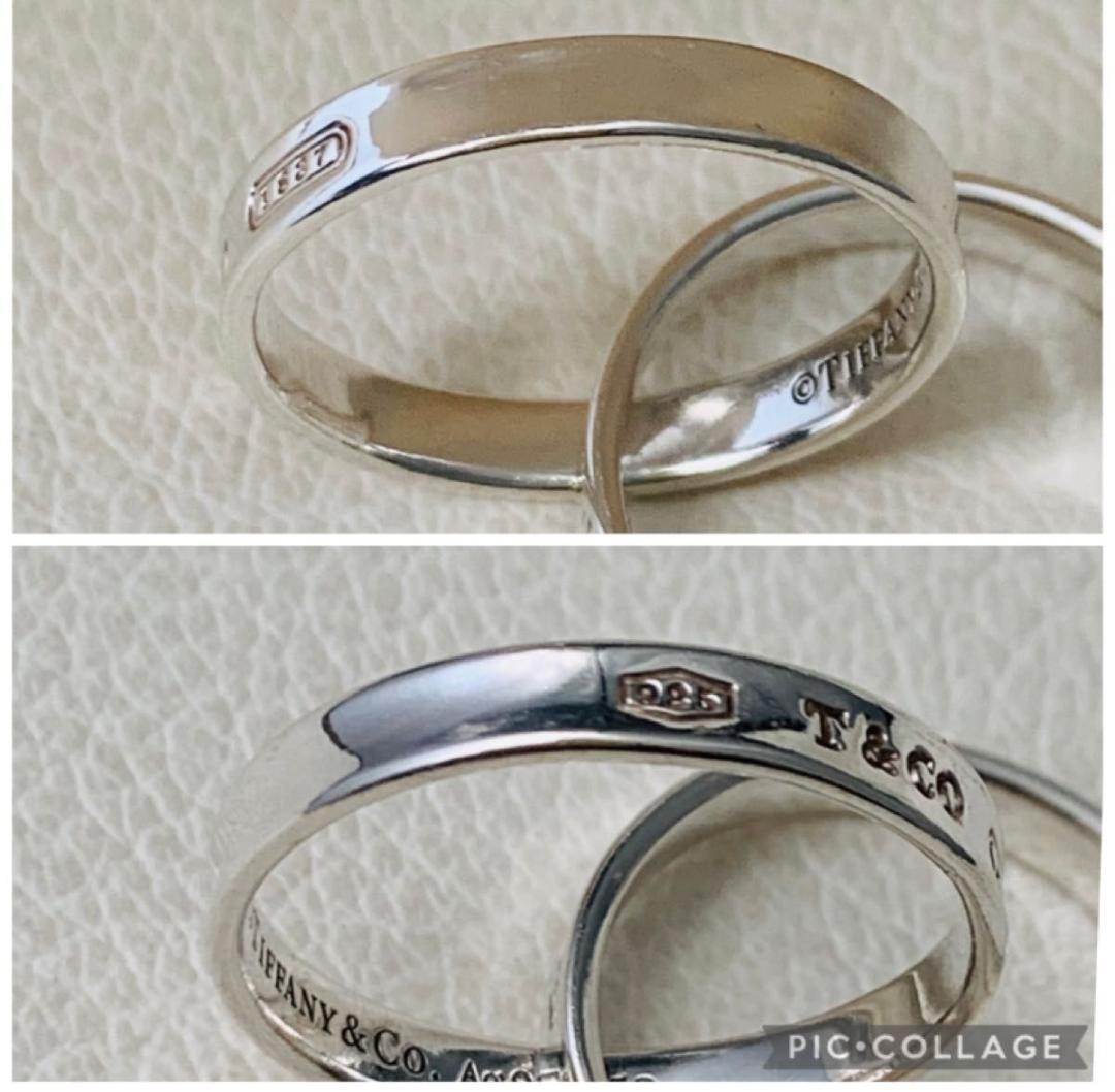 希少 19号 ティファニー ロッキング 2連 リング 指輪 大きめサイズ