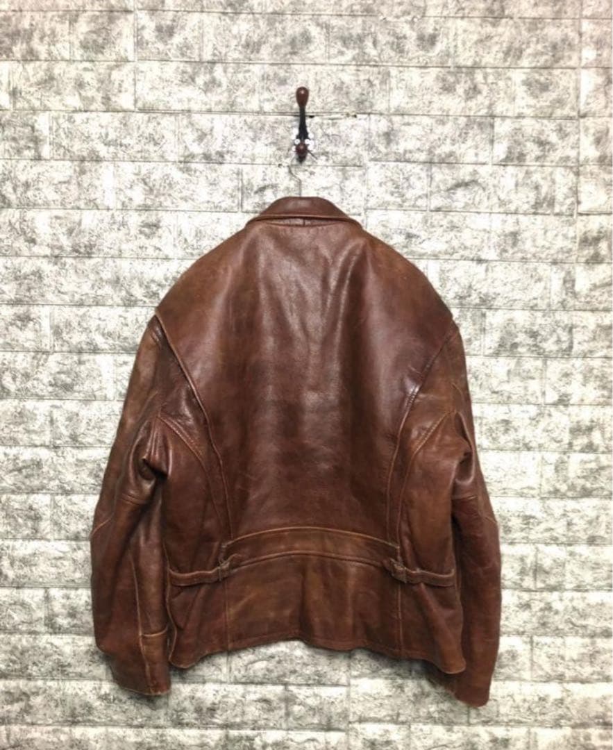 【超希少】80s Lee TREVOR リー トレヴォー 牛レザー ライダース