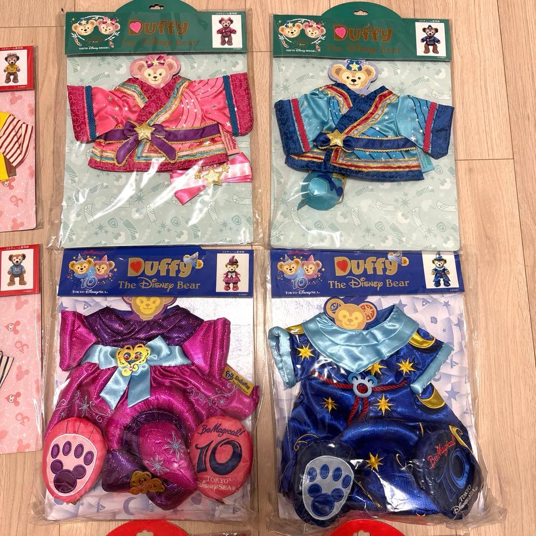 ダッフィー　シェリーメイ　コスチューム　ぬいぐるみセット