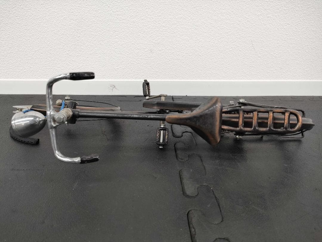 クラシックスタイル 金属製 自転車模型 全長約42cm