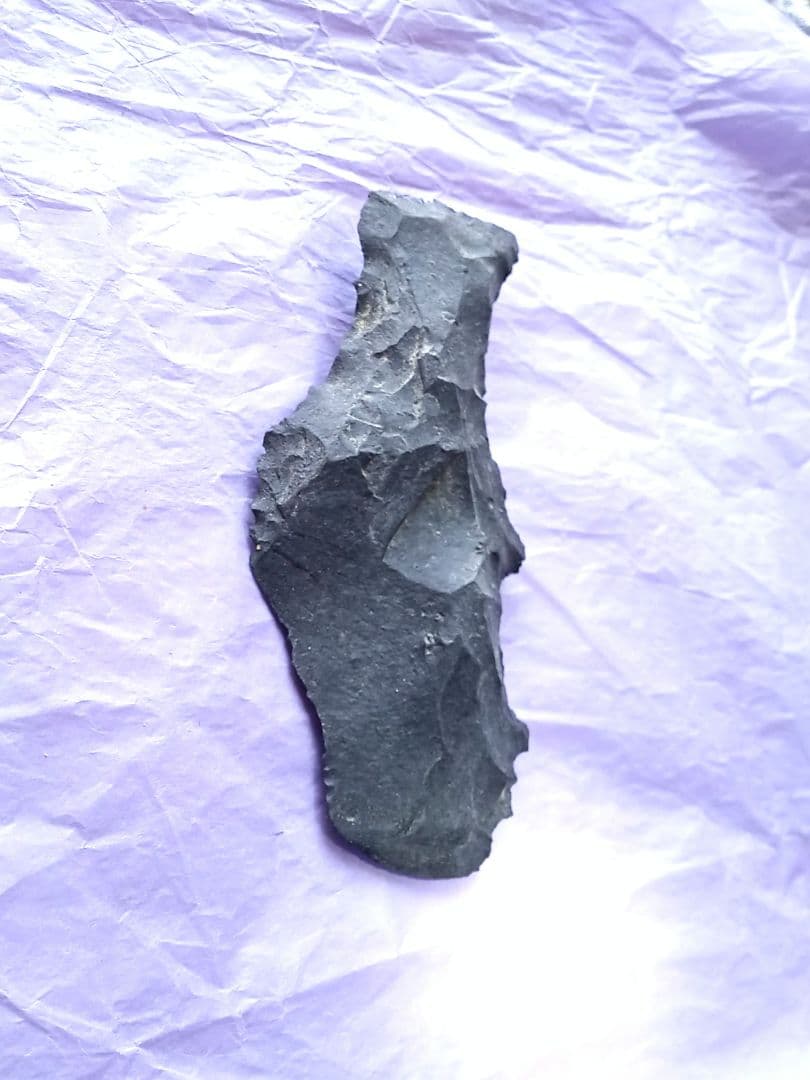 工具 石匙 スクレイパー 360 d 大型 石器 握り斧 改変模写