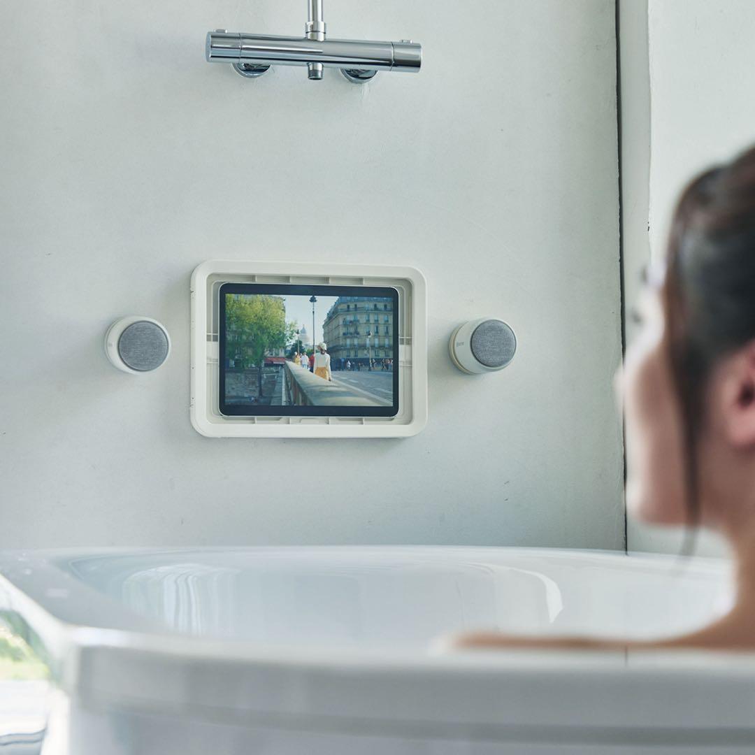 【新品未開封】RHYTHM MAGSPEAKER DUO ホワイト防水スピーカー