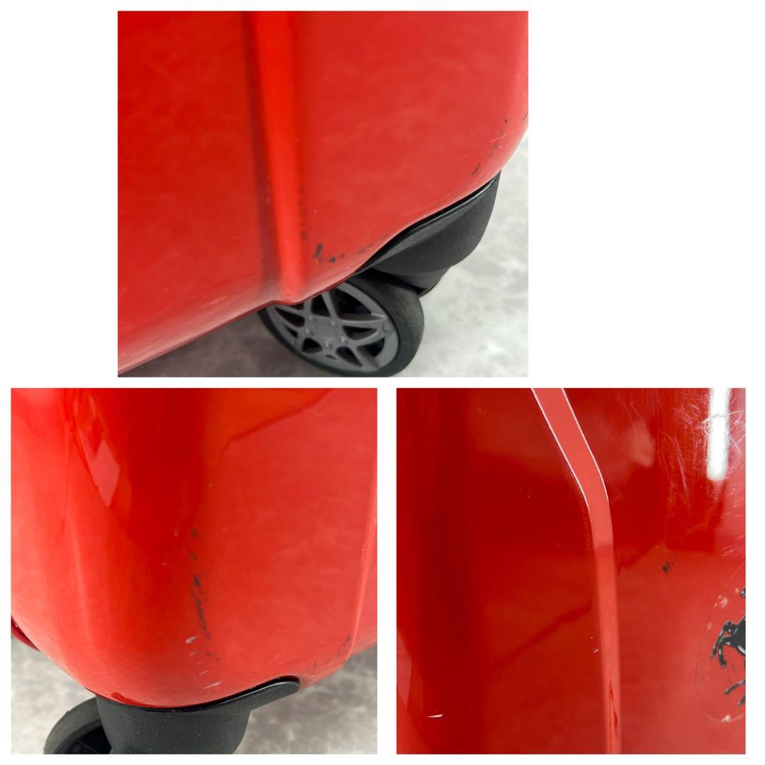 送料込み⭐︎Ferrari 【赤 キャリーケース 4輪】希少