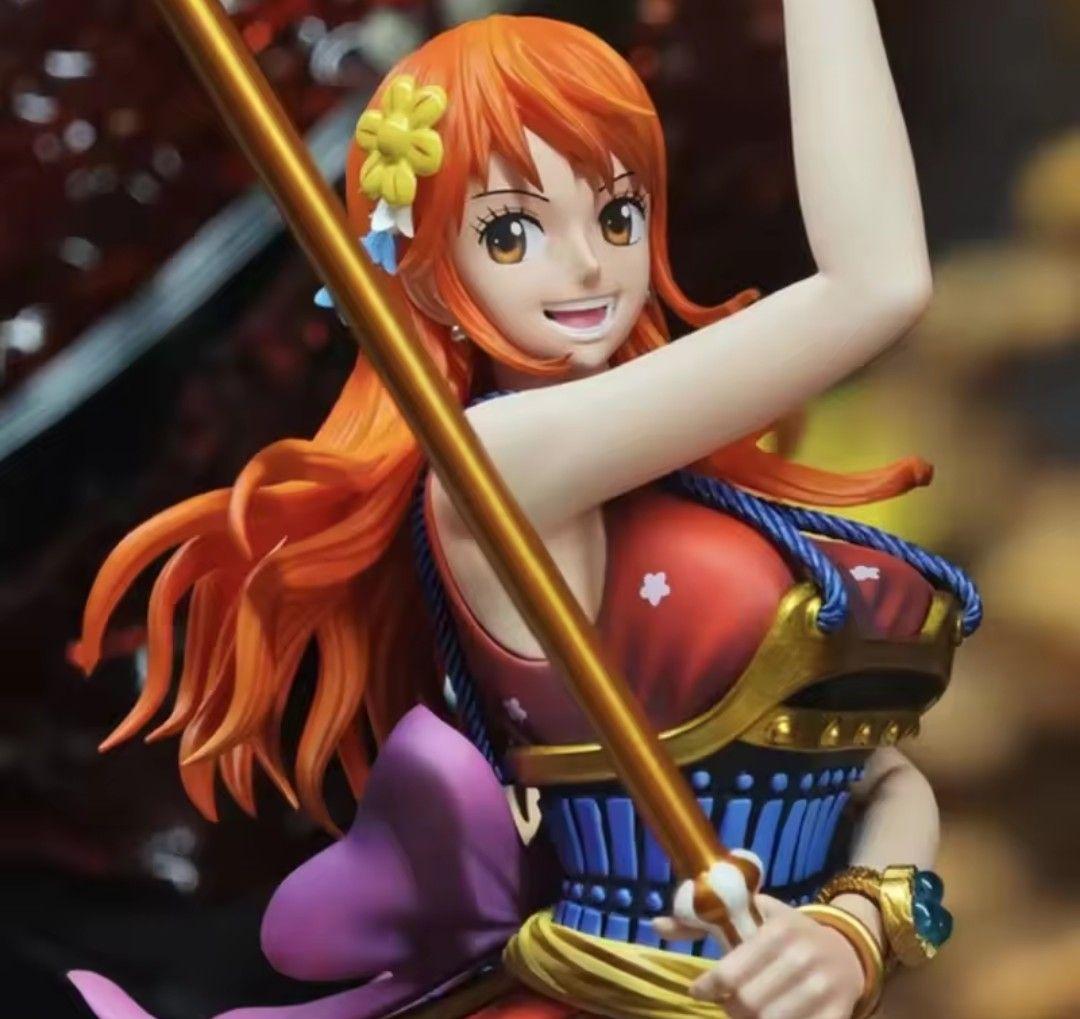 ワンピース　ナミ　鬼ヶ島Ver.　フィギュア　塗装完成品