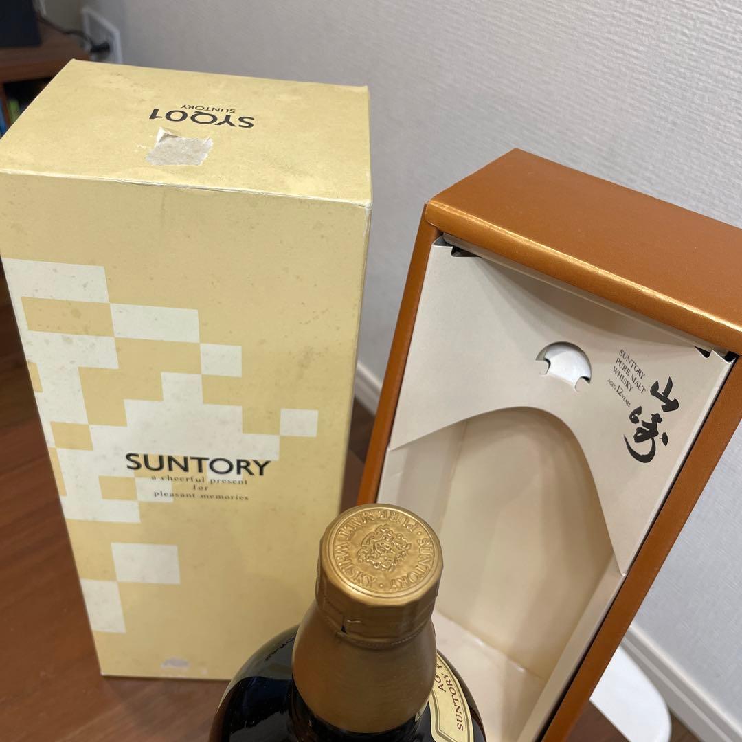 サントリーピュアモルトウイスキー　山崎12年　1000ml 箱付き　未開封