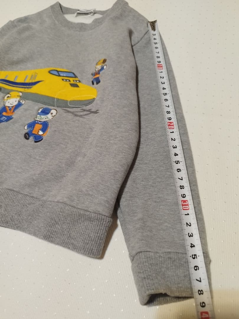 ファミリア 長袖トレーナー ドクターイエロー JR東海 新幹線 120