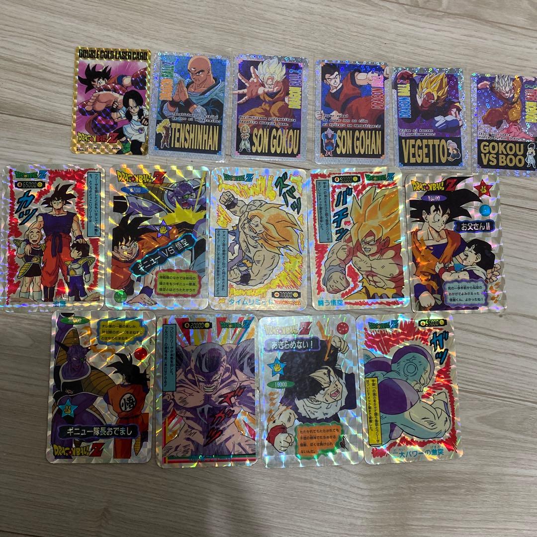 ドラゴンボール　山勝両面ブロマイド　ホットスタンプカード