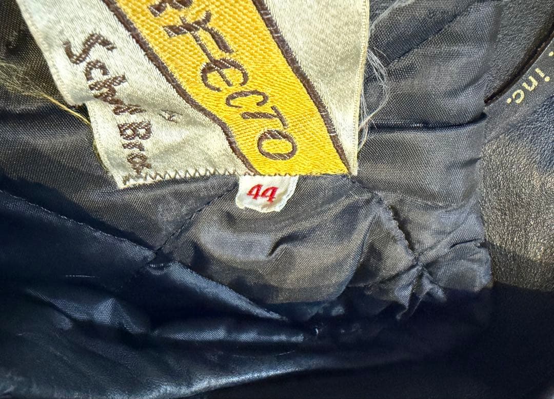 ショット 70年代 牛タグ レザージャケット シングルライダース 70s