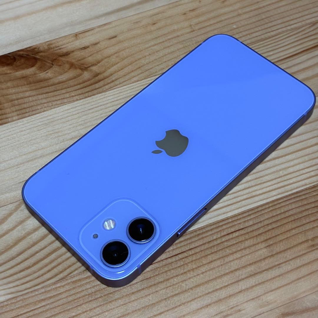 iPhone 12mini 64GB SIMフリー　バッテリー新品　パープル