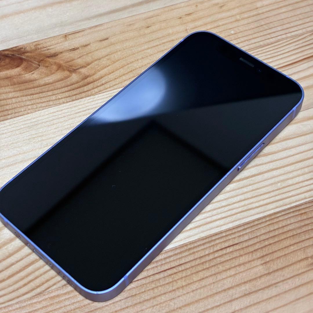 iPhone 12mini 64GB SIMフリー　バッテリー新品　パープル
