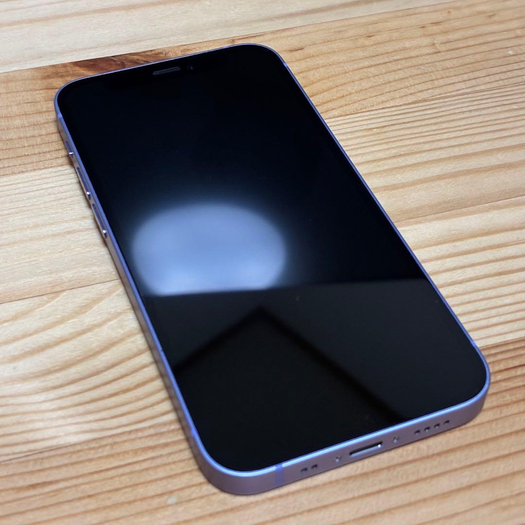 iPhone 12mini 64GB SIMフリー　バッテリー新品　パープル