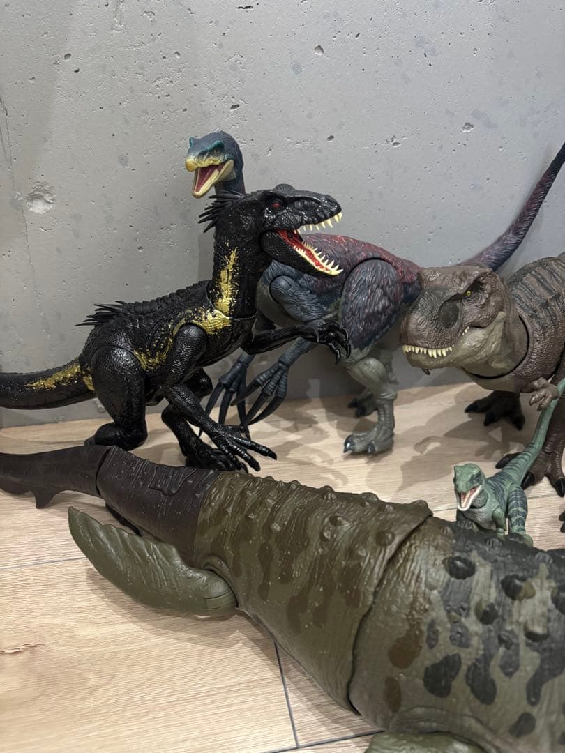 マテル ジュラシックパーク ジュラシックワールド 恐竜 フィギュア まとめ売り