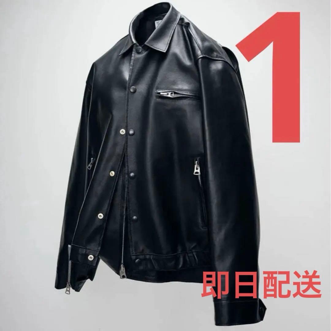 sacai 26SS Leather Blouson Black サイズ1