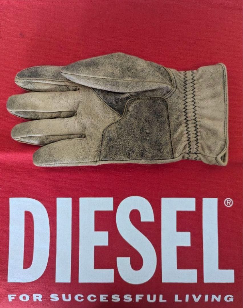 DIESEL グレン期最新モデル 未使用美品 シープレザー手袋 グローブ
