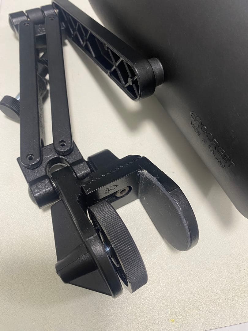 エルゴレスト ERGOREST 332-026 ロングアーム/ブラック