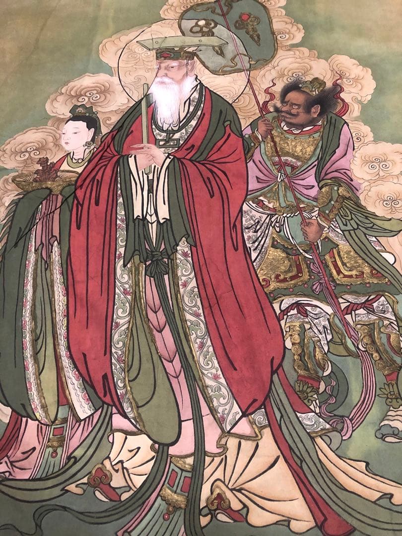 重要文化財、毗盧寺の壁画1:1再現した肉筆模写