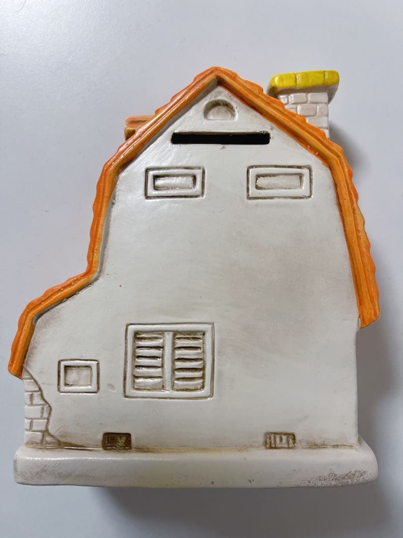 内藤ルネ　オレンジの屋根の家　貯金箱　超激レア　当時物　希少
