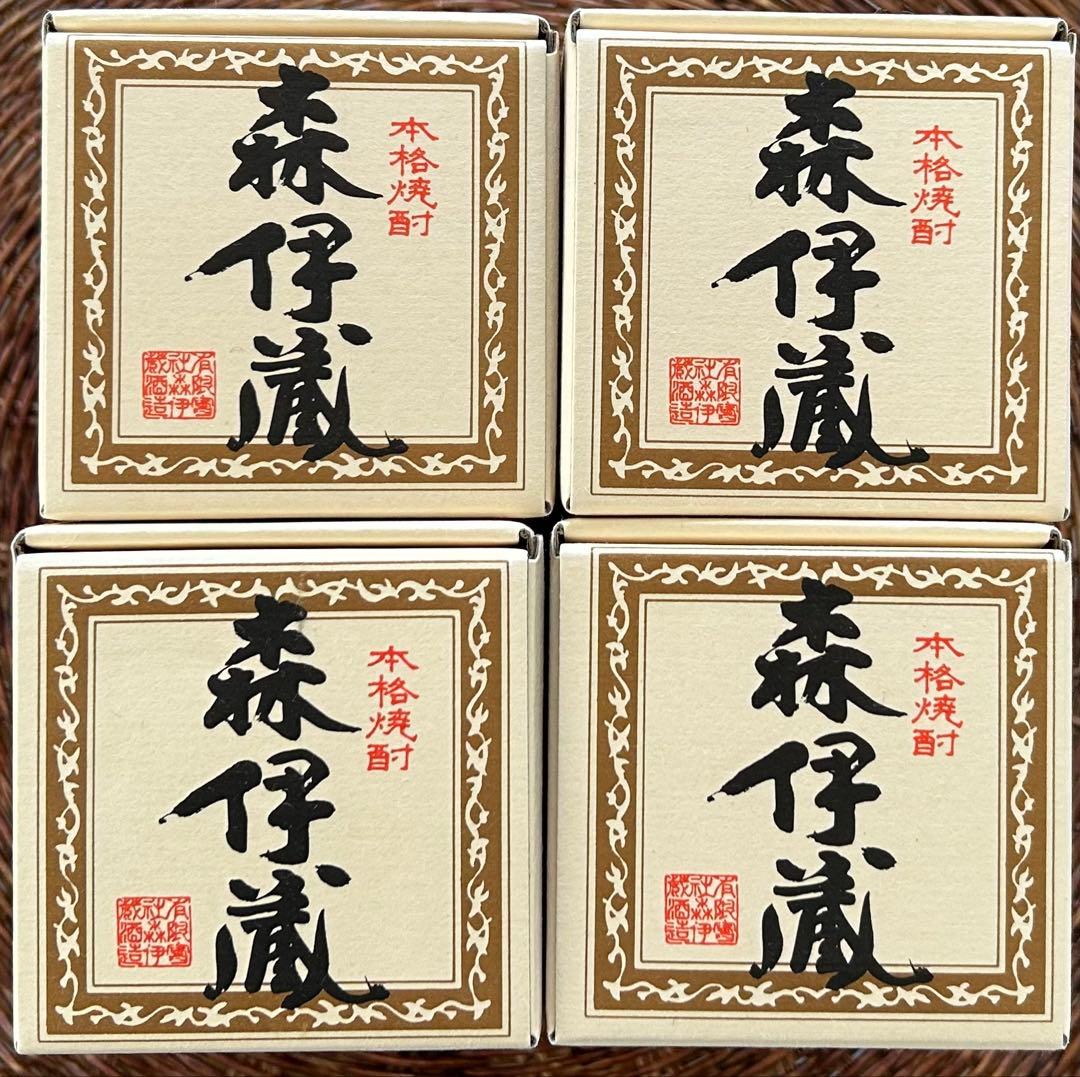 【芋焼酎 森伊蔵／日本航空（JAL）機内販売品】 森伊蔵（720ml）4本