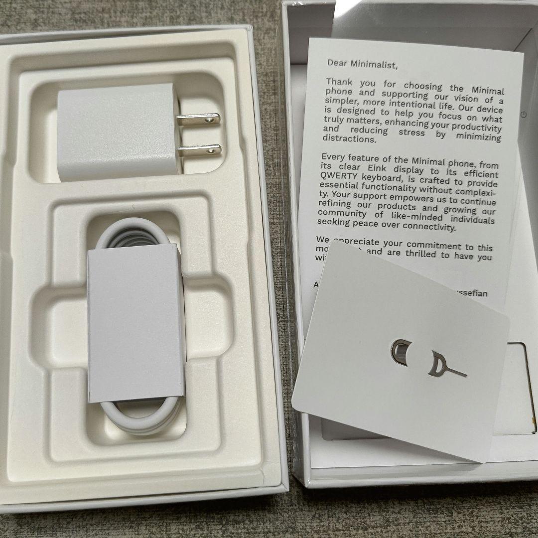 【新品同様 美品】MinimalPhone 8GB+256GB Pebble 白