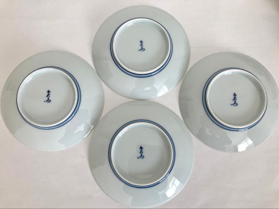 ④極美品★今泉今右衛門★4客★錦苺絵紅茶碗★カップ＆ソーサー★有田焼★ARITA