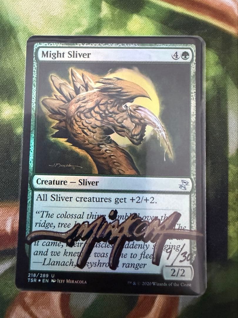 MTG 英語版 アーティストプルーフ 増力スリヴァー