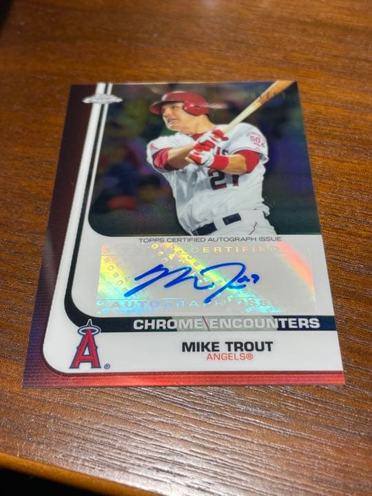 2012 Topps Chrome Mike Trout 10枚限定直筆サイン
