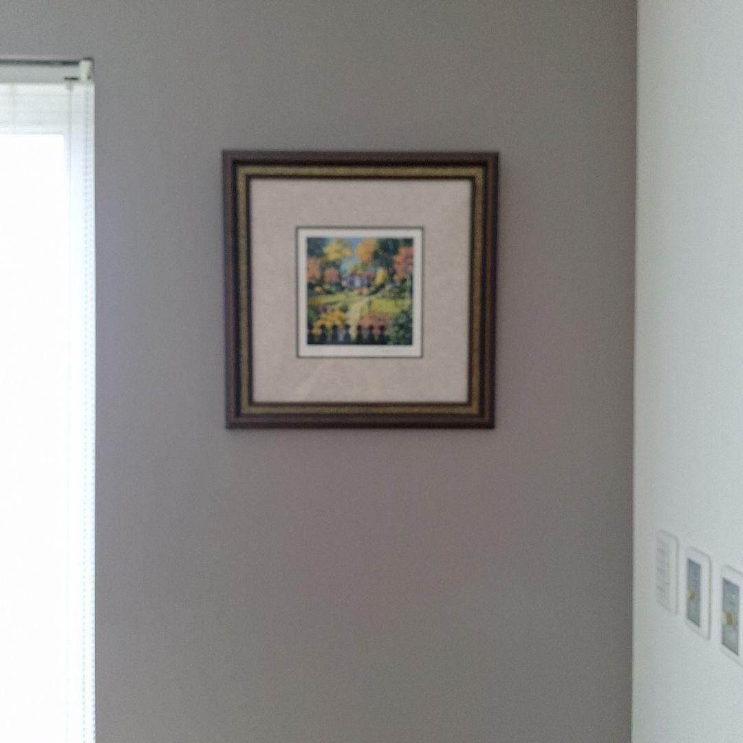 笹倉鉄平、シルクスクリーン『ヘルフスト』額付き、 「保証書」付き！