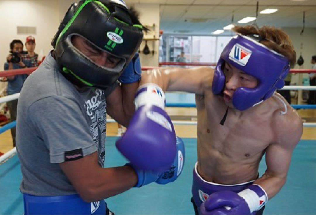 井上尚弥　使用色　ウイニング　ボクシング　グローブ　14オンス　パープル