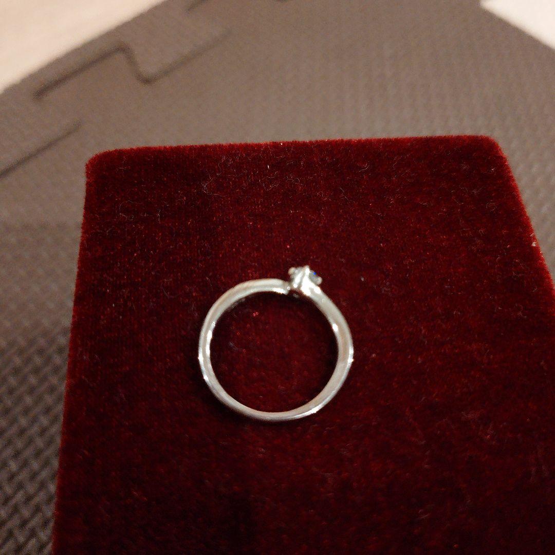 いちごさま専用４℃ プラチナ 1粒 ダイヤモンド リング 7.5号 0.156