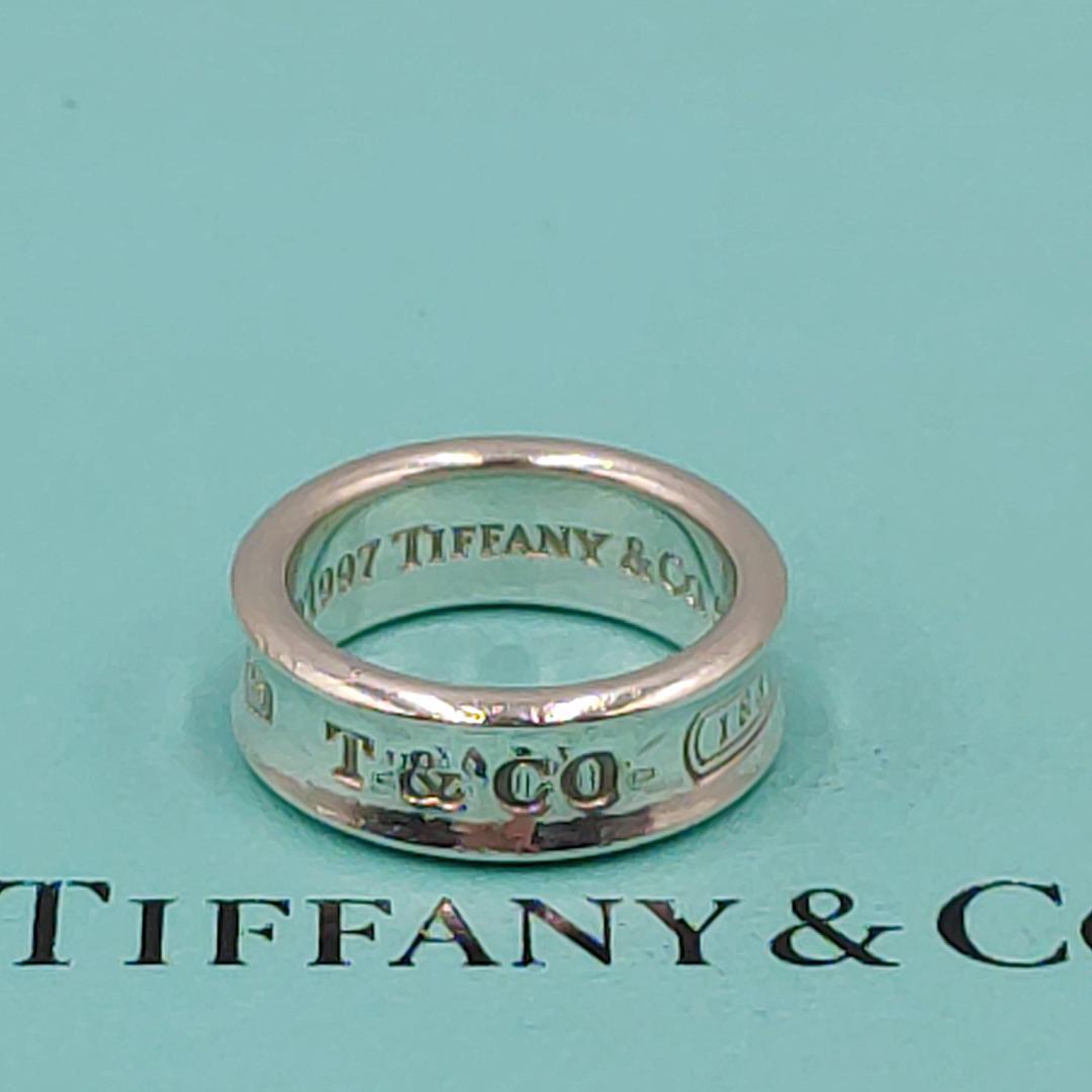 【リペア済み】Tiffany & Co　ティファニー　 ナローリング 10.5号