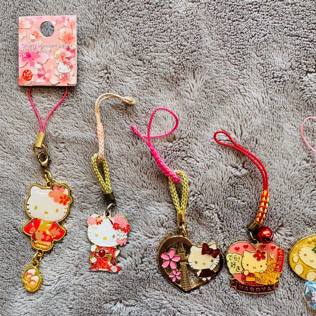 ご当地キティ　根付けストラップ　シャープペンシル　まとめ売り　26点セット