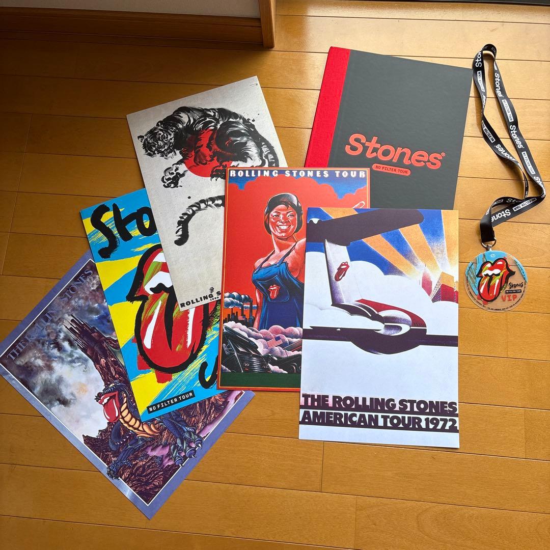 ローリング・ストーンズ 2021 ツアーVIPグッズ　リトグラフ ５枚