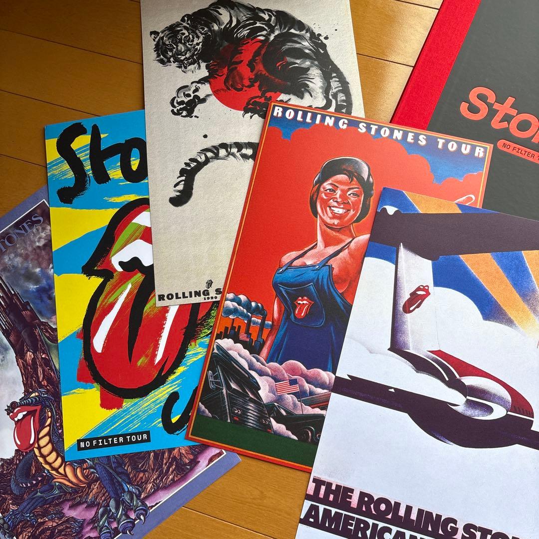 ローリング・ストーンズ 2021 ツアーVIPグッズ　リトグラフ ５枚