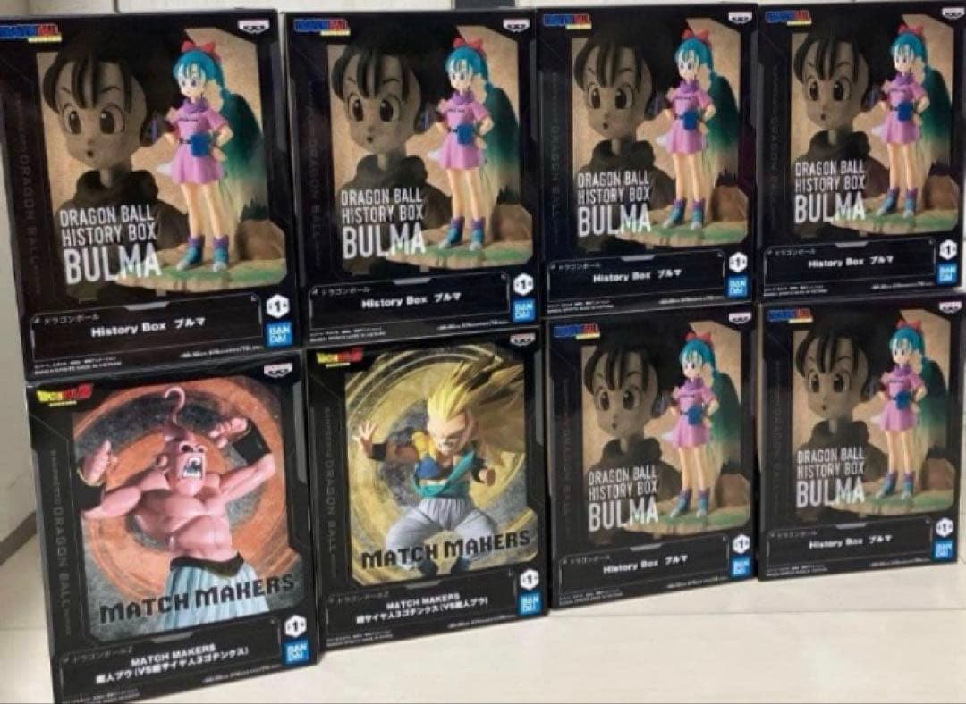 ドラゴンボール　ブルマ　魔人ブウ　超サイヤ人3ゴテンクス　history box