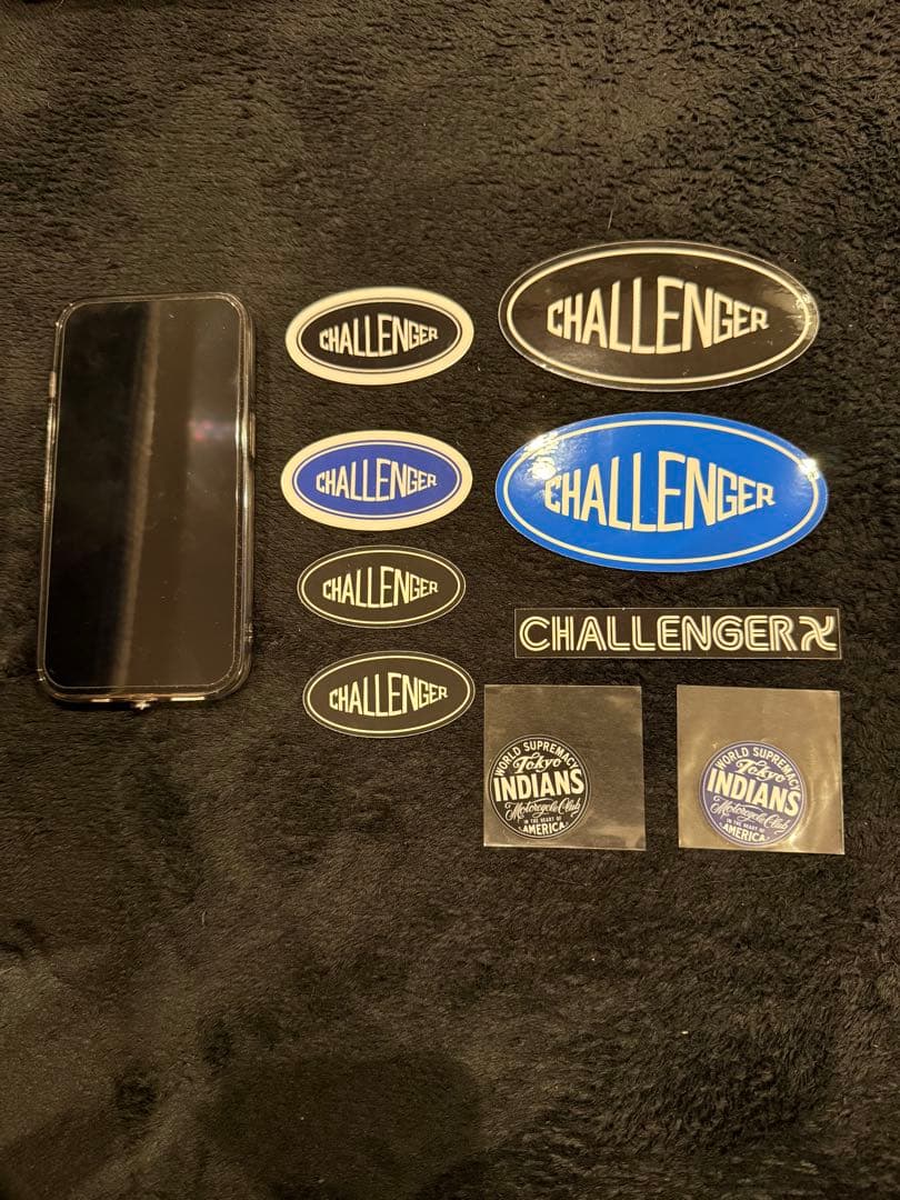 CHALLENGER 定番ロゴ Tokyo indians ステッカー セット