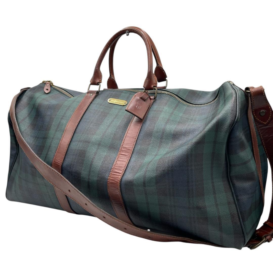 Polo Ralph Lauren ブラックウォッチ 2way ボストンバッグ