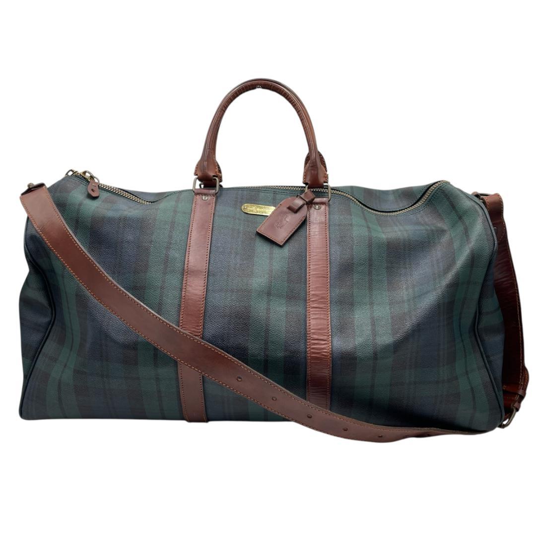 Polo Ralph Lauren ブラックウォッチ 2way ボストンバッグ