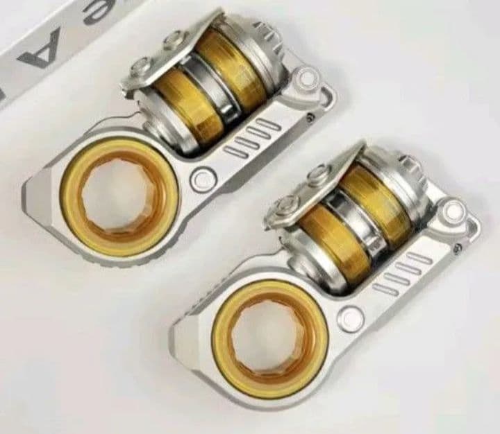 音叉内蔵 フィジェットトイ グレネード型EDC スライダーガンfidgettoy