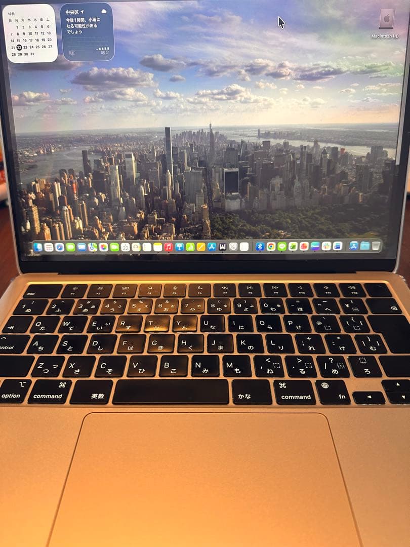 土*！様 美品・MacBook Air (M2,2022)13インチ・スターライ