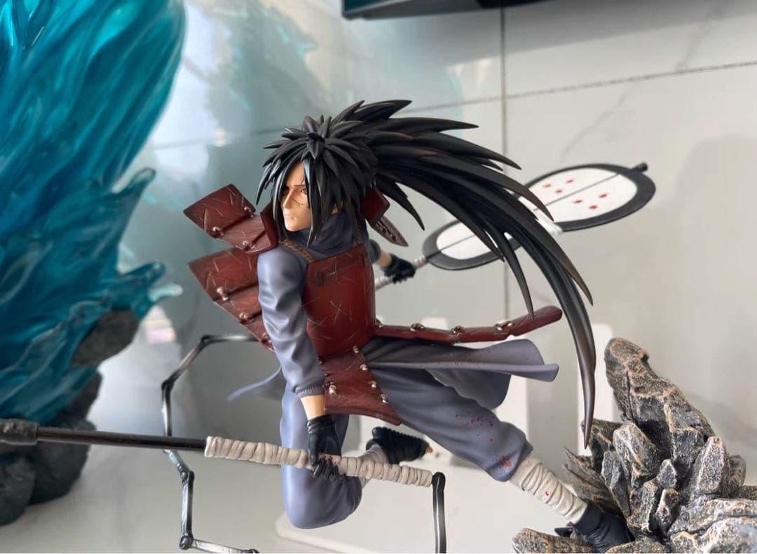 NARUTOナルト うちはマダラ ガレージキット ガレキ スタチュー②③