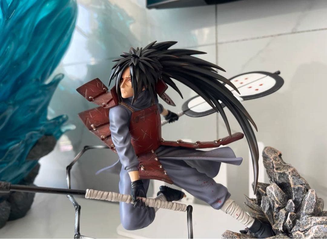 NARUTOナルト うちはマダラ ガレージキット ガレキ スタチュー②③