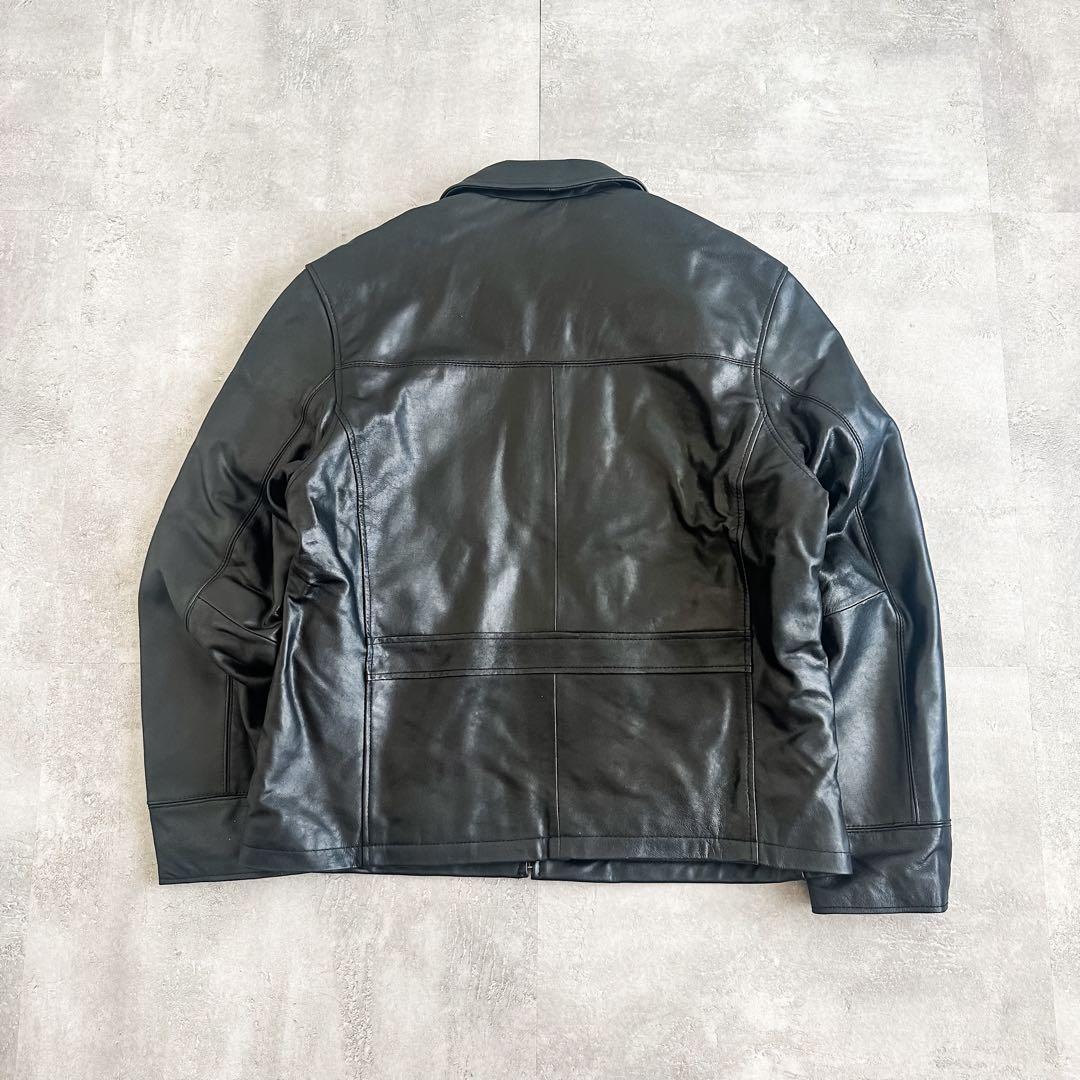 90s~ Ralph Lauren CHAPS ブラック 黒 レザージャケット