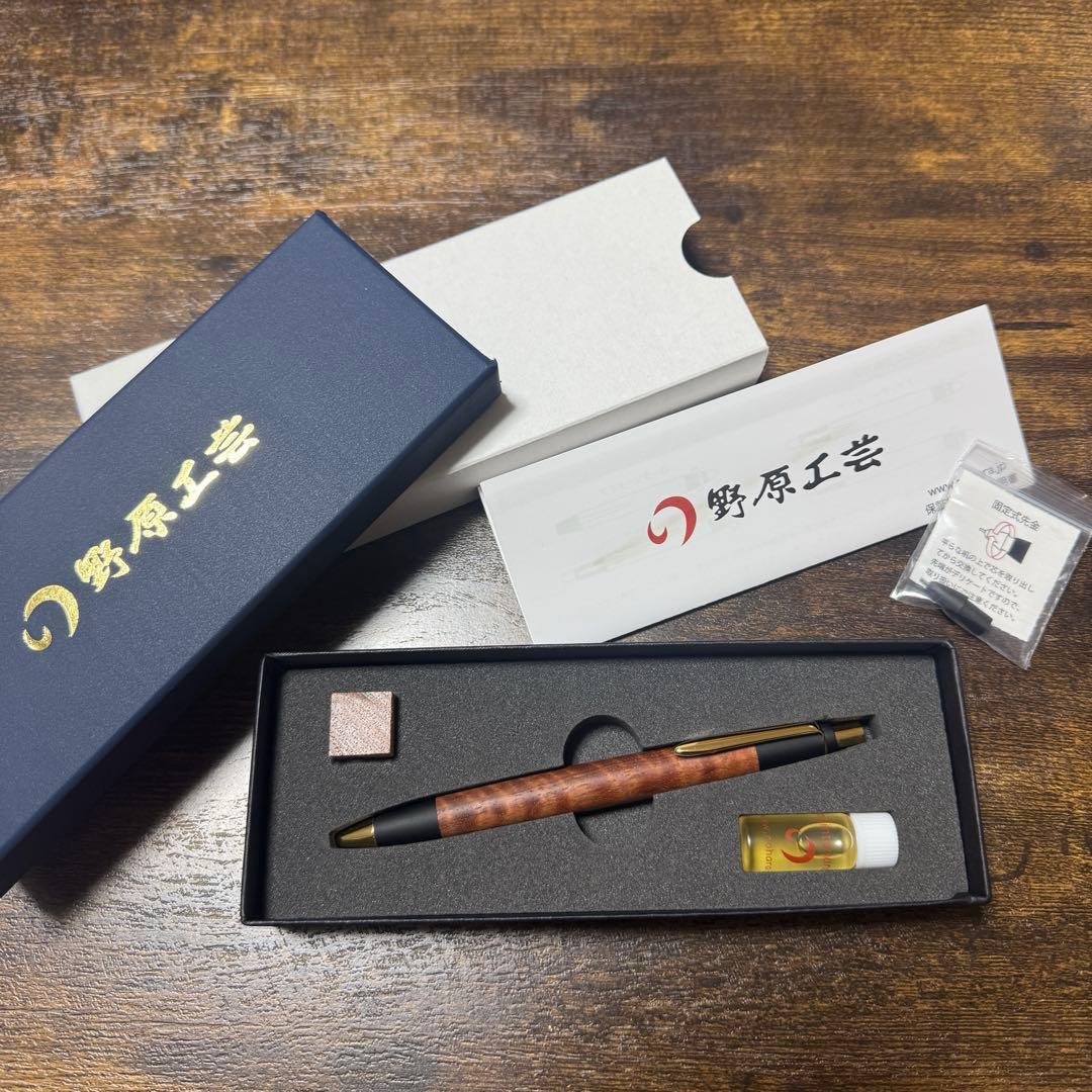 野原工芸 本花梨虎杢 シャープペン