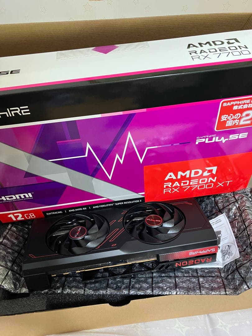 グラフィックボード・グラボ・ビデオカード SAPPHIRE Radeon RX 7700 XT 12GB