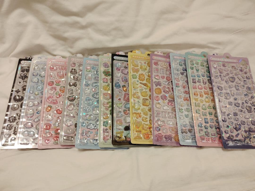 ボンボンドロップシール　うるちゅる　73枚　サンリオ　ディズニー　オリジナル