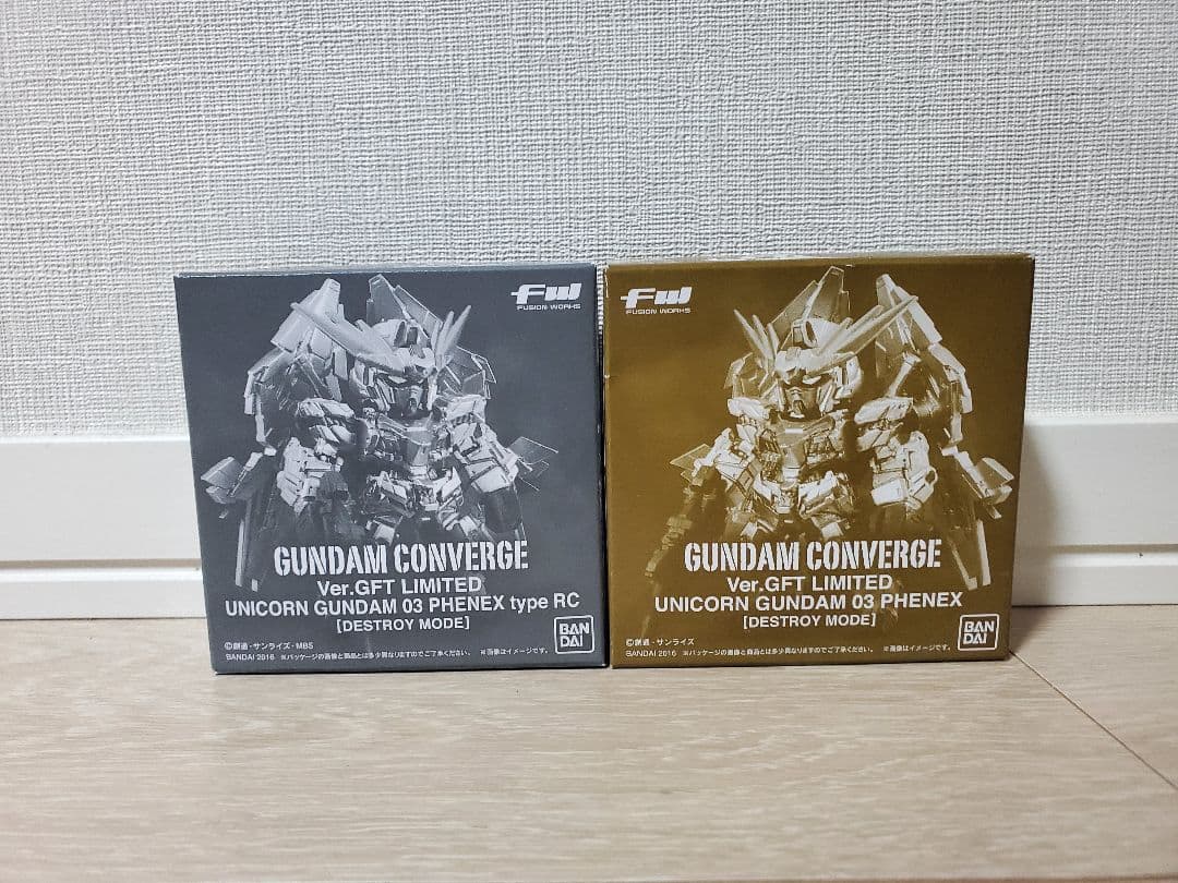GUNDAM CONVERGE ユニコーンガンダムフェネクス 2色セット