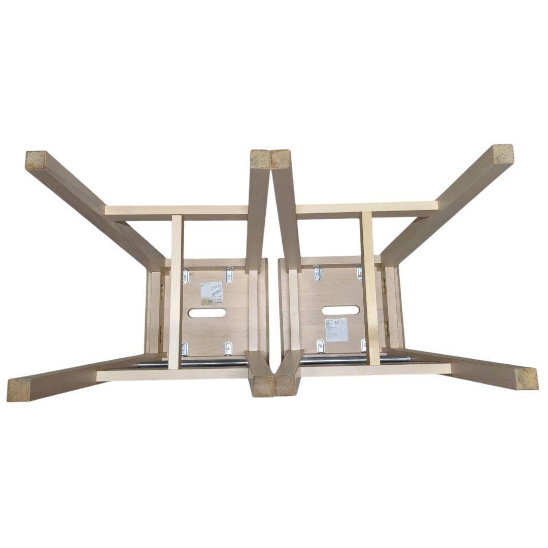 【美品】2脚 IKEA NILSOLLE カウンターチェア バーチ 74 cm