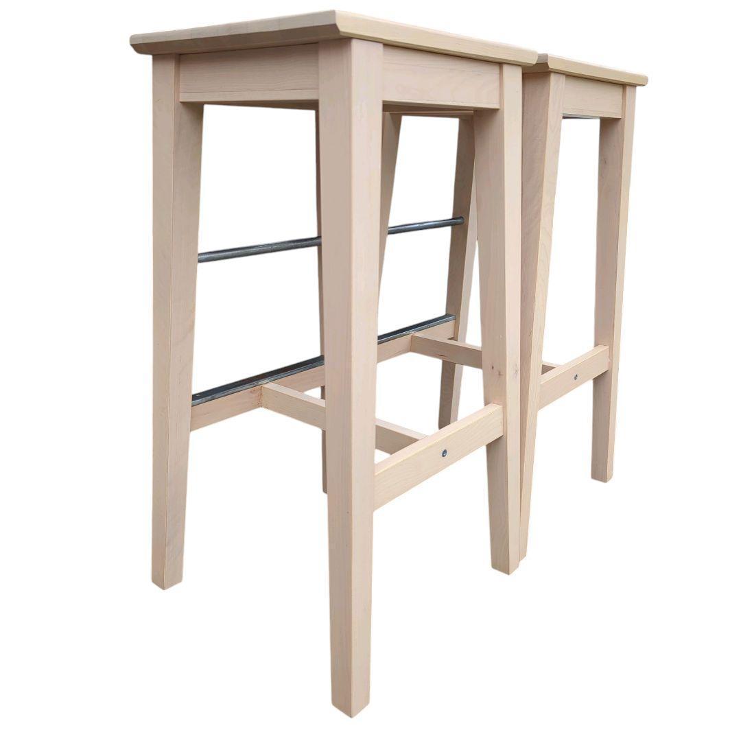 【美品】2脚 IKEA NILSOLLE カウンターチェア バーチ 74 cm