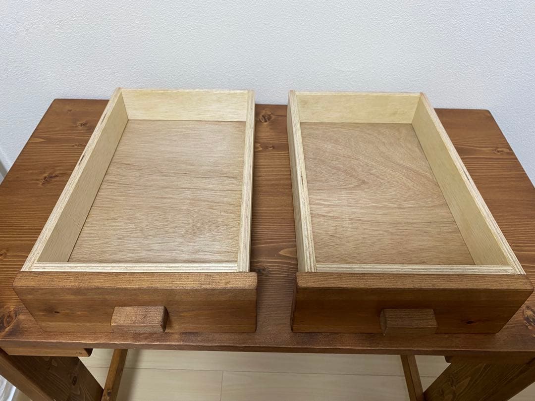 木製ブラウンテーブル＆椅子セット