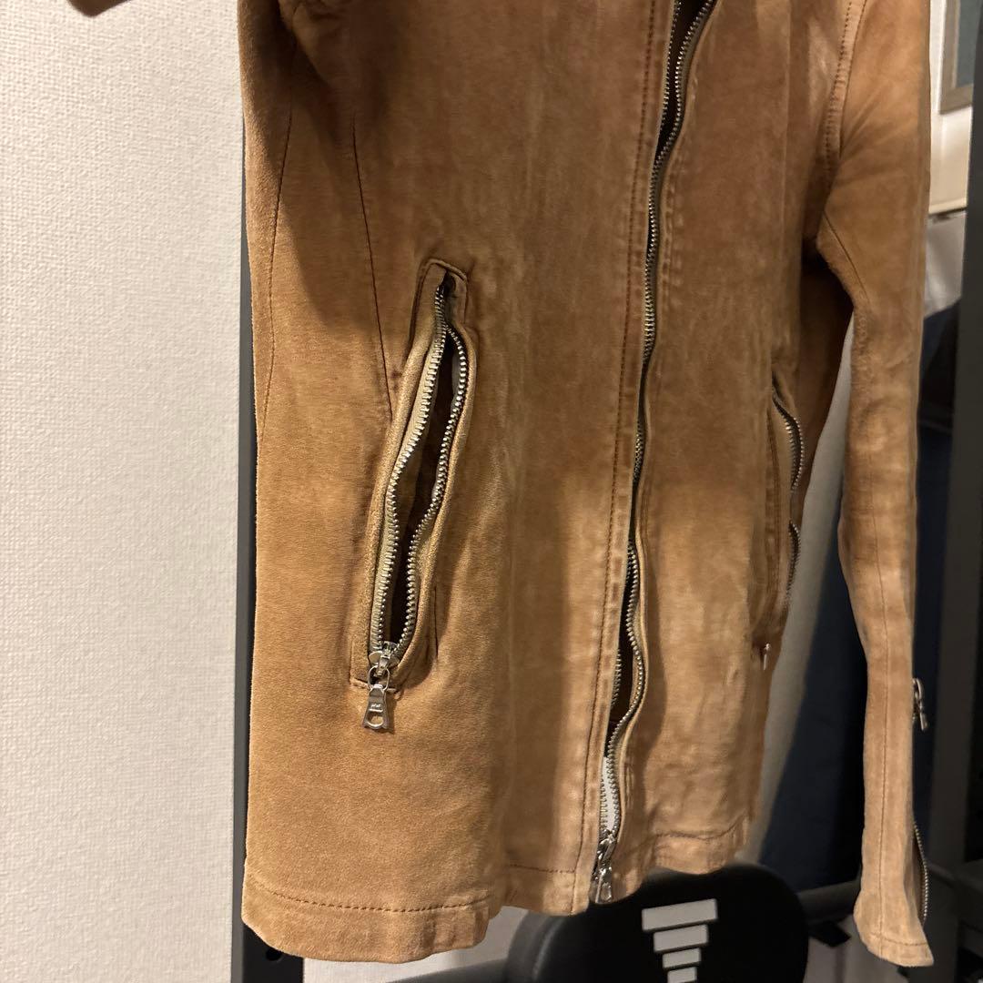 ISAMUKATAYAMA BACKLASH 白鞣しスエードライダース　サイズ1